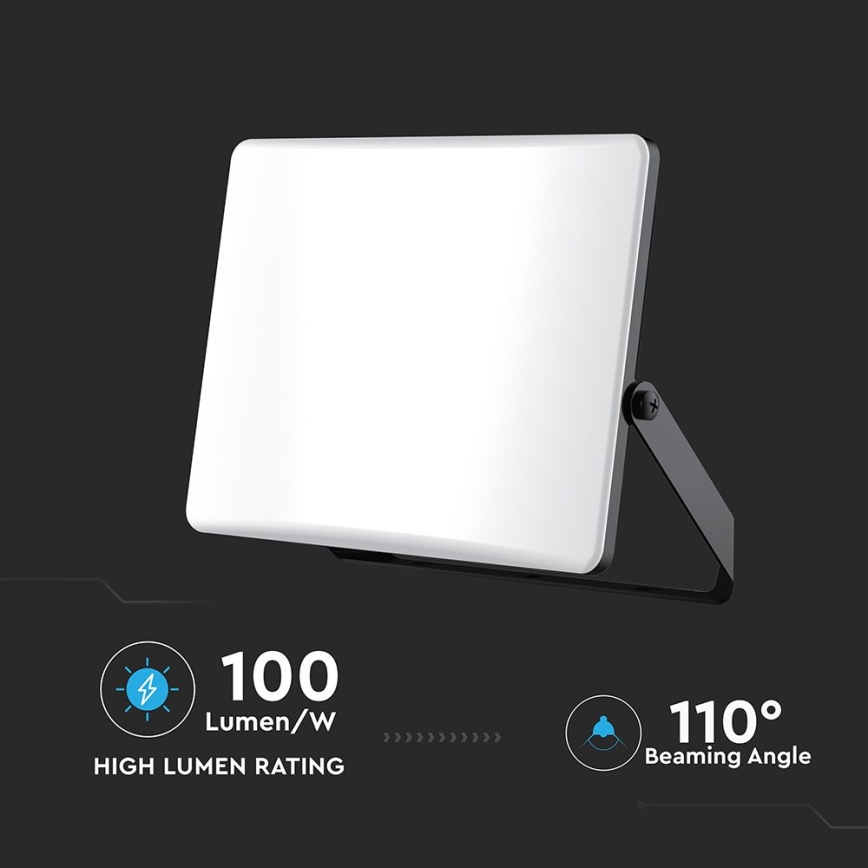 LED projektør LED/30W/230V 3000/4000/6500K IP65 sort
