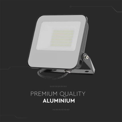 LED projektør LED/50W/230V 4000K IP65 sort