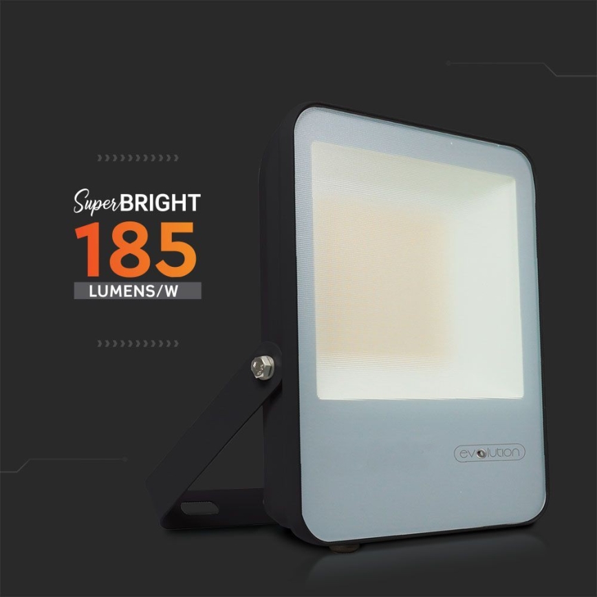 LED projektør LED/50W/230V 6400K IP65 sort