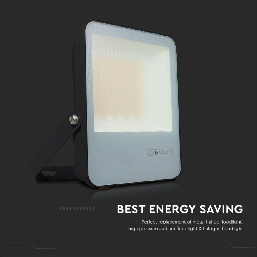LED projektør LED/50W/230V 6400K IP65 sort