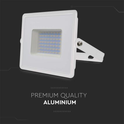LED projektør LED/50W/230V 6500K IP65 hvid