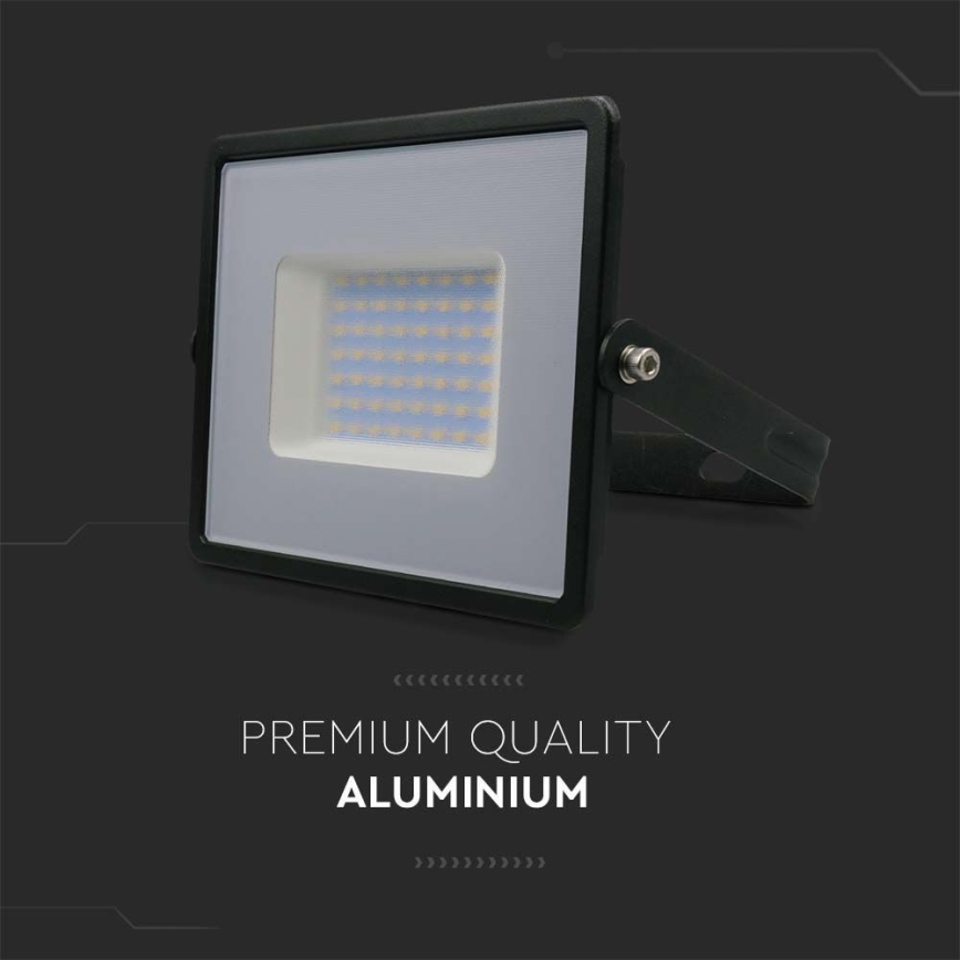LED projektør LED/50W/230V 6500K IP65 sort