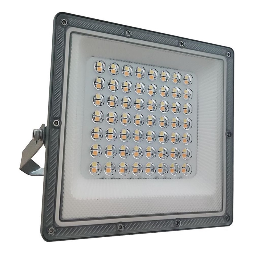 LED projektør LED/50W/230V IP65 3000/4000/6500K grå