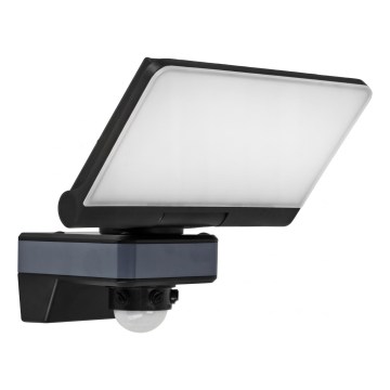 LED-projektør med bevægelses- og skumringssensor LED/44W/230V 4200K IP54 sort