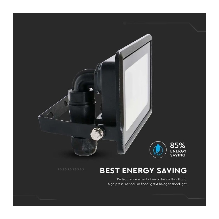 LED projektør med direkte forbindelse SAMSUNG CHIP LED/30W/230V IP65 4000K