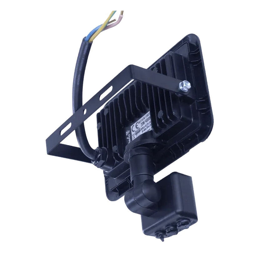 LED projektør med sensor LED/20W/230V 4000K IP44