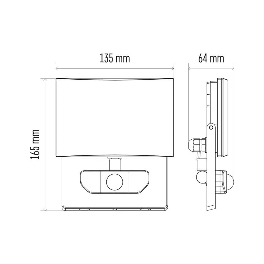 LED projektør med sensor LED/20W/230V IP54