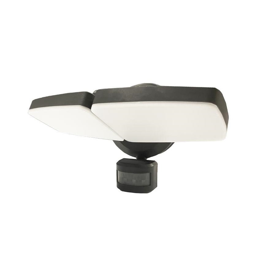 LED projektør med sensor LED/24W/230V 3000/4000/6000K IP54 antracit