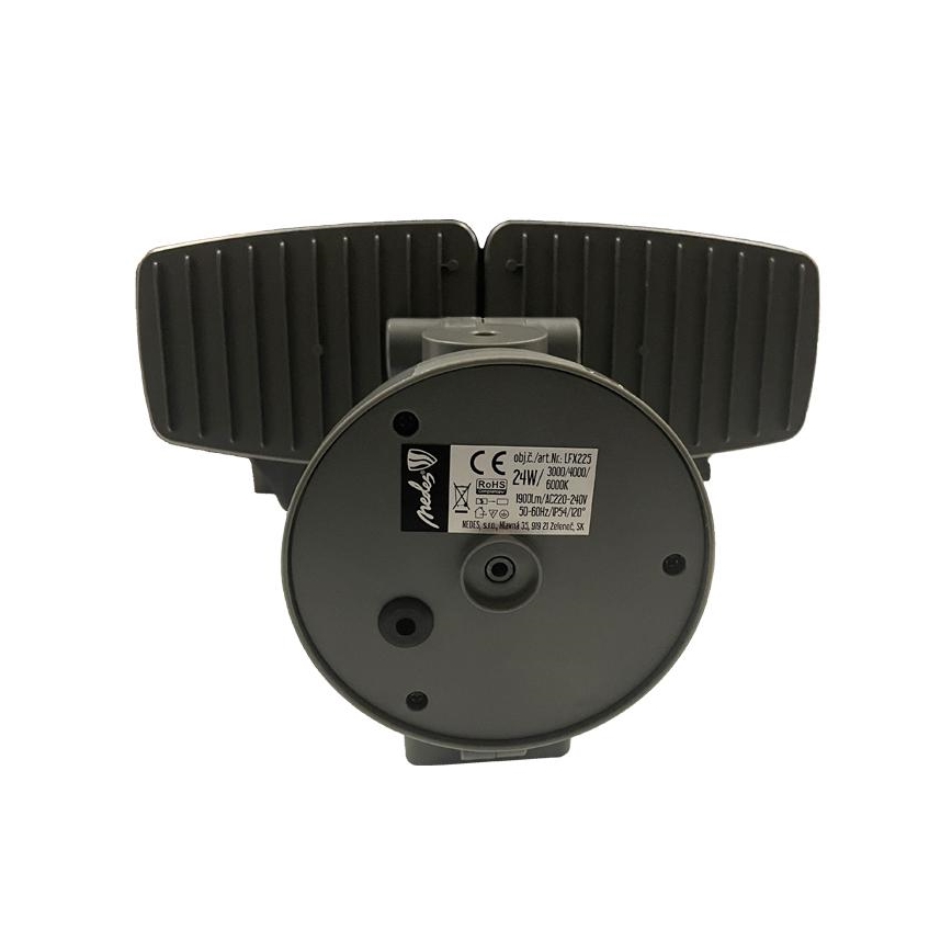 LED projektør med sensor LED/24W/230V 3000/4000/6000K IP54 antracit