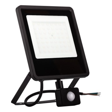 LED projektør med sensor LED/30W/230V 4000K IP65 sort