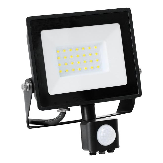 LED projektør med sensor LED/30W/230V 6500K IP44