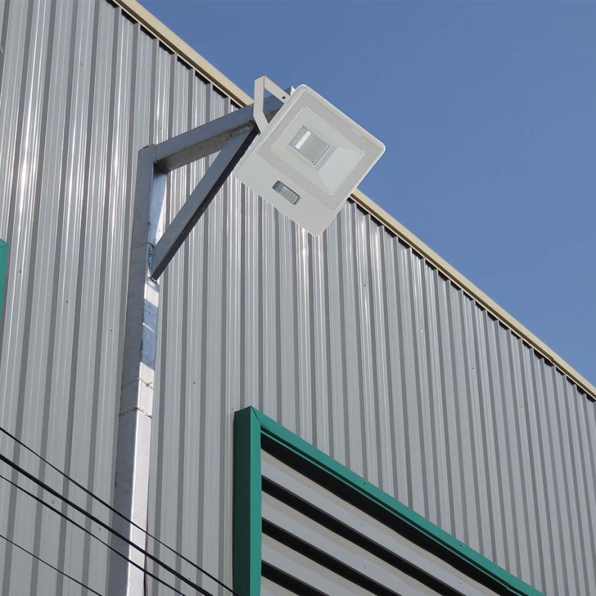 LED projektør med sensor LED/50W/230V 4000K IP65 hvid