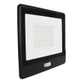 LED projektør med sensor LED/50W/230V 4000K IP65 sort