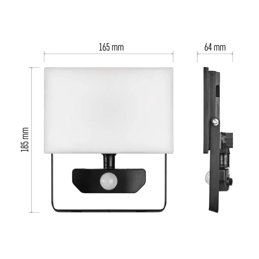 LED projektør med sensor TAMBO LED/30W/230V 4000K IP54