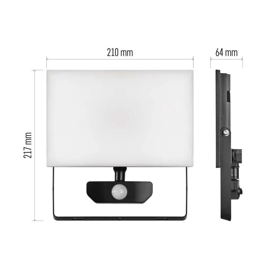 LED projektør med sensor TAMBO LED/50W/230V 4000K IP54