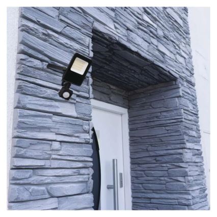 LED projektør med sensor VISIO LED/20W/230V 4000K IP65