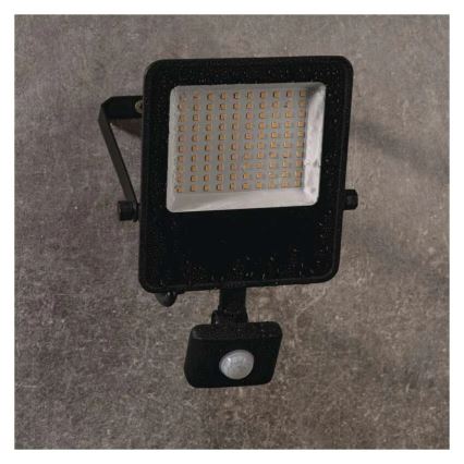 LED projektør med sensor VISIO LED/50W/230V 4000K IP65