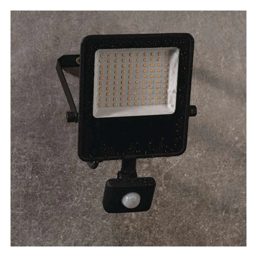 LED projektør med sensor VISIO LED/50W/230V 4000K IP65