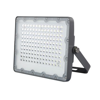 LED projektør med solcellepanel FOCUS 100W/15000 mAh 3,2V 6000K IP65 + fjernbetjening