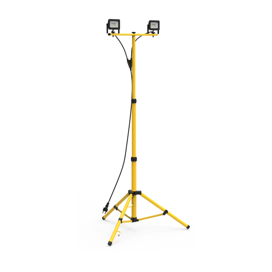 LED Projektør med stativ 2xLED/30W/230V 4000K IP44