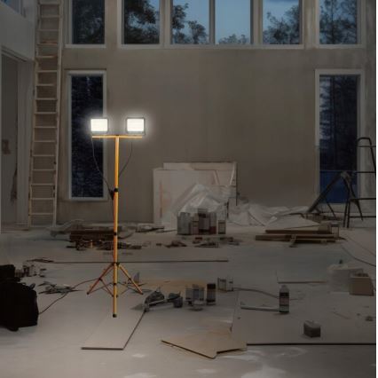 LED Projektør med stativ NOCTIS 2xLED/50W/230V 4000K IP65