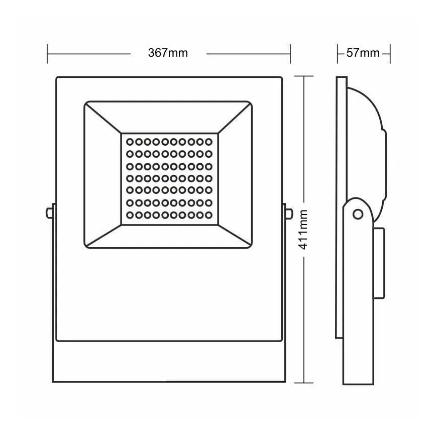 LED projektør PROFI PLUS LED/150W/230V 5000K IP66