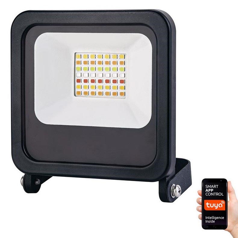 LED projektør RGB-farver LED/14W/230V Wi-Fi IP65