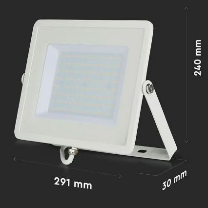 LED projektør SAMSUNG CHIP LED/100W/230V 4000K IP65 hvid