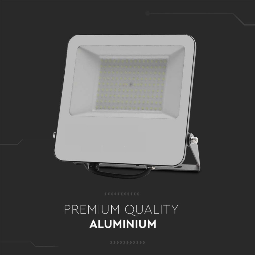 LED projektør SAMSUNG CHIP LED/100W/230V 4000K IP65 sort