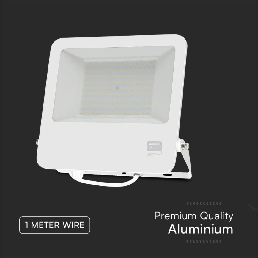 LED projektør SAMSUNG CHIP LED/100W/230V 6400K IP65 hvid