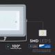 LED projektør SAMSUNG CHIP LED/100W/230V IP65 3000K grå