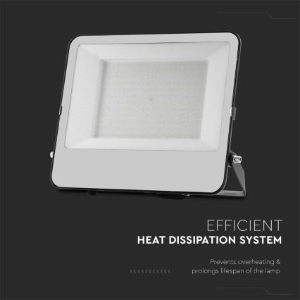 LED projektør SAMSUNG CHIP LED/200W/230V 4000K IP65 sort
