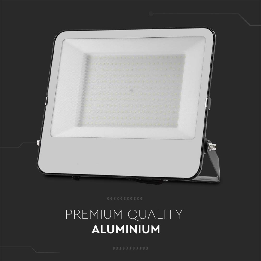 LED projektør SAMSUNG CHIP LED/200W/230V 4000K IP65 sort