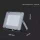LED projektør SAMSUNG CHIP LED/200W/230V 6400K IP65 grå