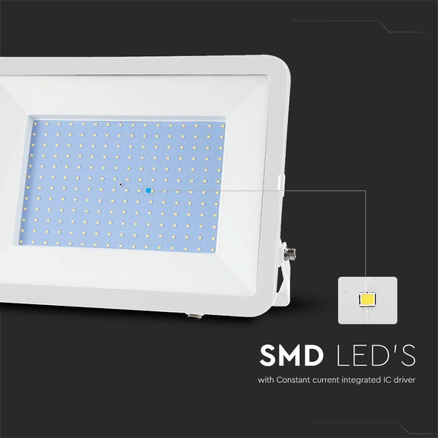 LED projektør SAMSUNG CHIP LED/300W/230V 6500K IP65 hvid