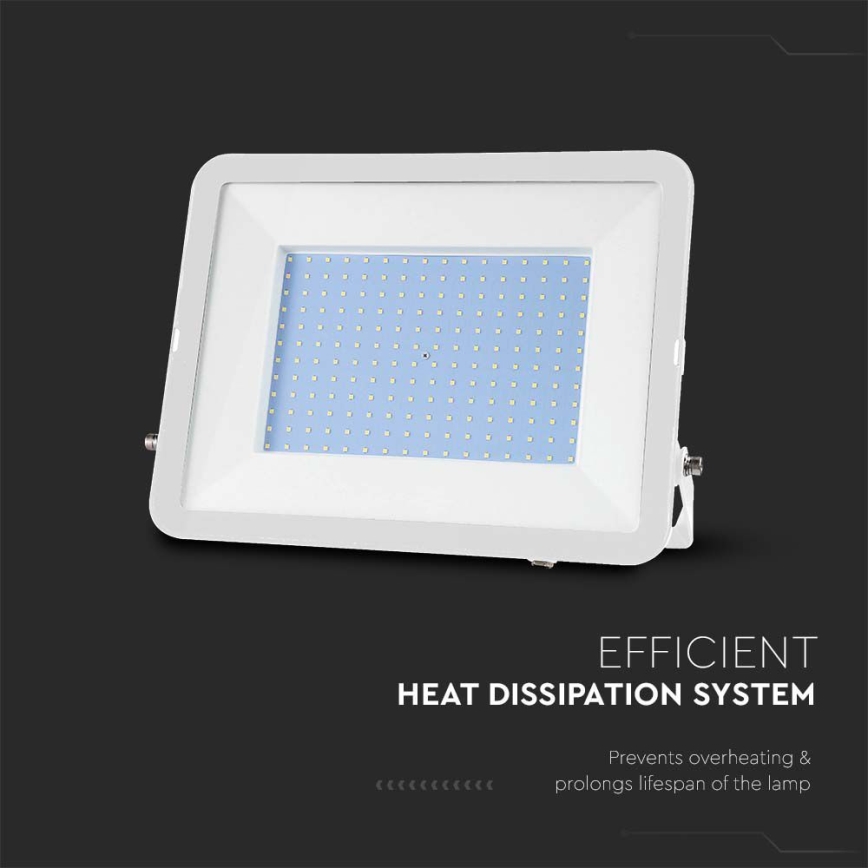 LED projektør SAMSUNG CHIP LED/300W/230V 6500K IP65 hvid
