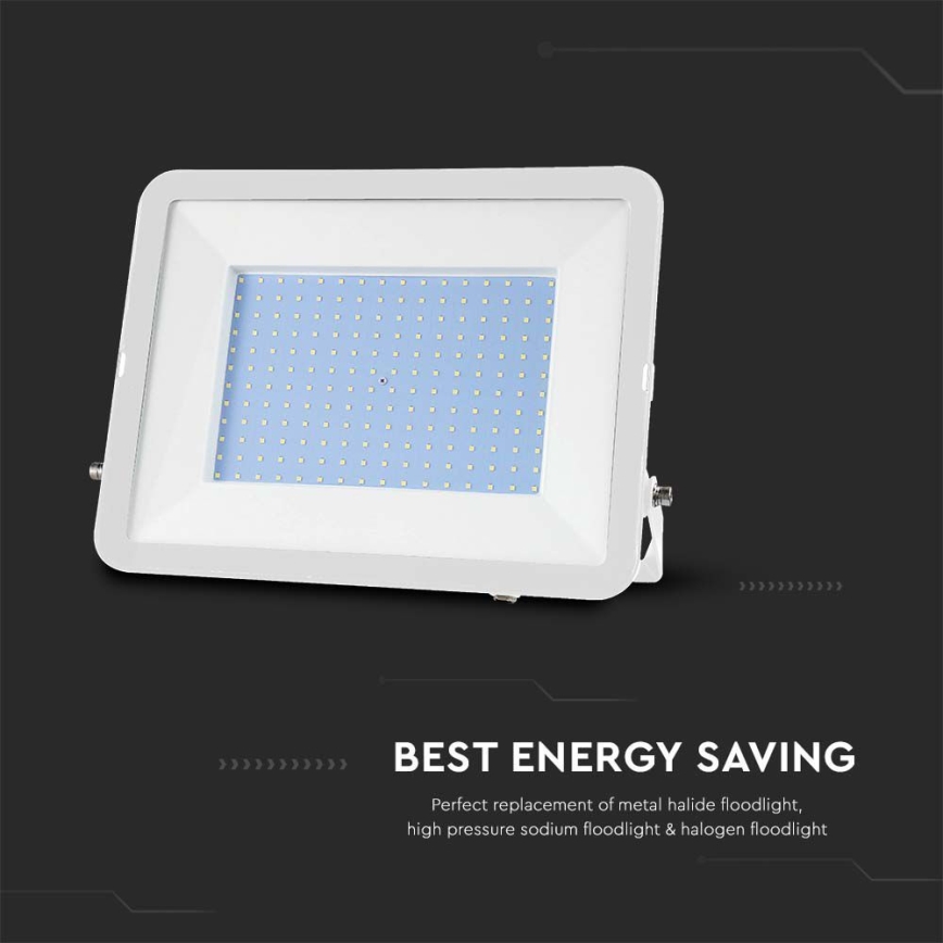 LED projektør SAMSUNG CHIP LED/300W/230V 6500K IP65 hvid