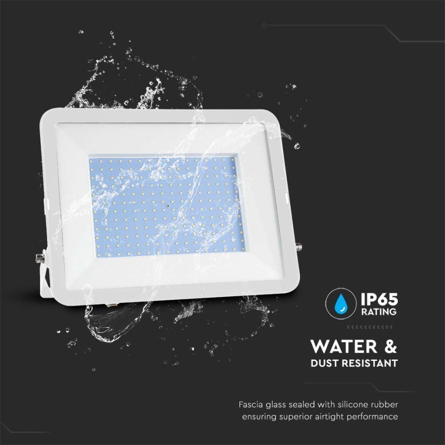 LED projektør SAMSUNG CHIP LED/300W/230V 6500K IP65 hvid