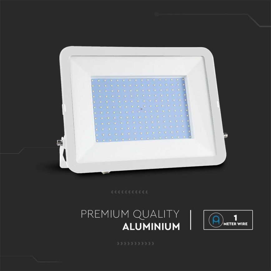 LED projektør SAMSUNG CHIP LED/300W/230V 6500K IP65 hvid