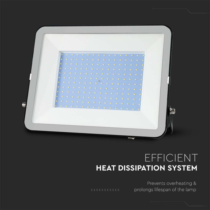 LED projektør SAMSUNG CHIP LED/300W/230V 6500K IP65 sort