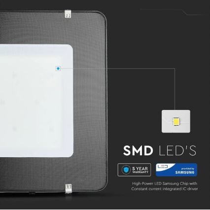LED projektør SAMSUNG CHIP LED/500W/230V IP65 6400K sort
