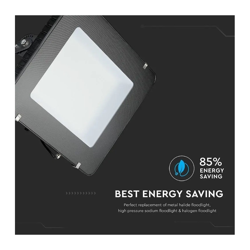 LED projektør SAMSUNG CHIP LED/500W/230V IP65 6400K sort