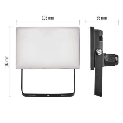LED projektør TAMBO LED/10W/230V 4000K IP65