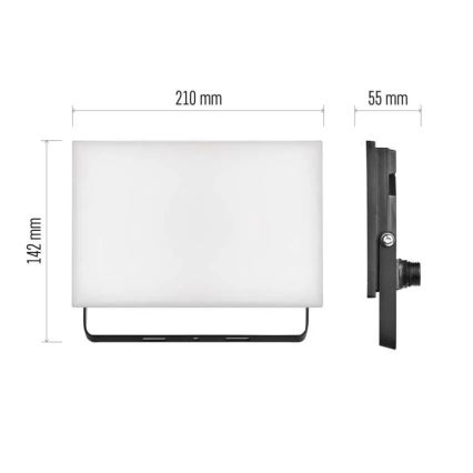 LED projektør TAMBO LED/50W/230V 4000K IP65