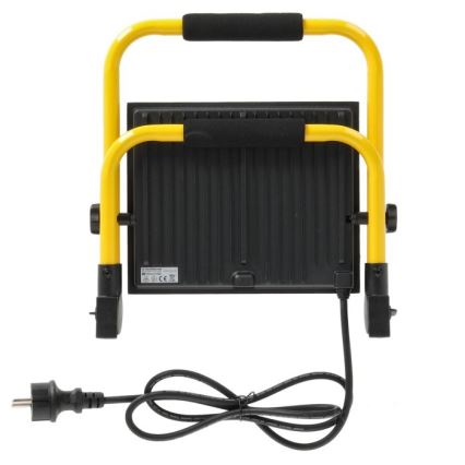 LED projektør TIGRA LED/100W/4000K IP54 sort/gul