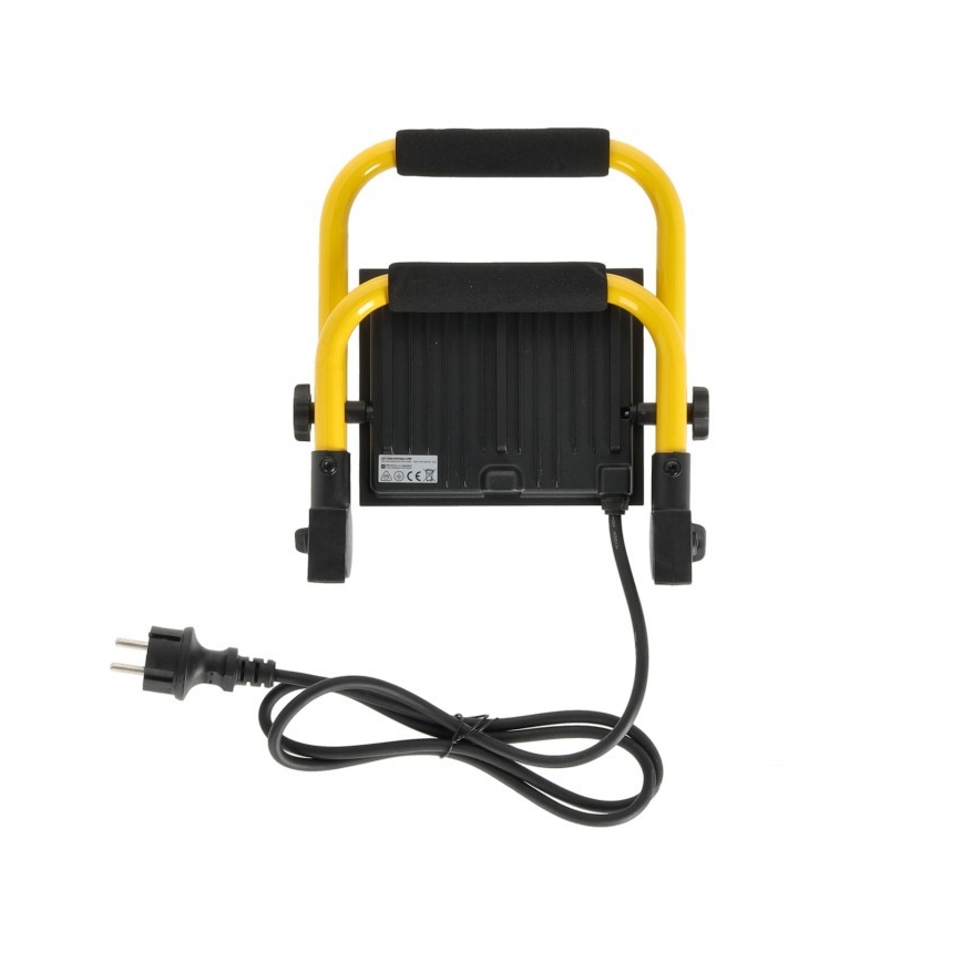 LED projektør TIGRA LED/50W/4000K IP54 sort/gul