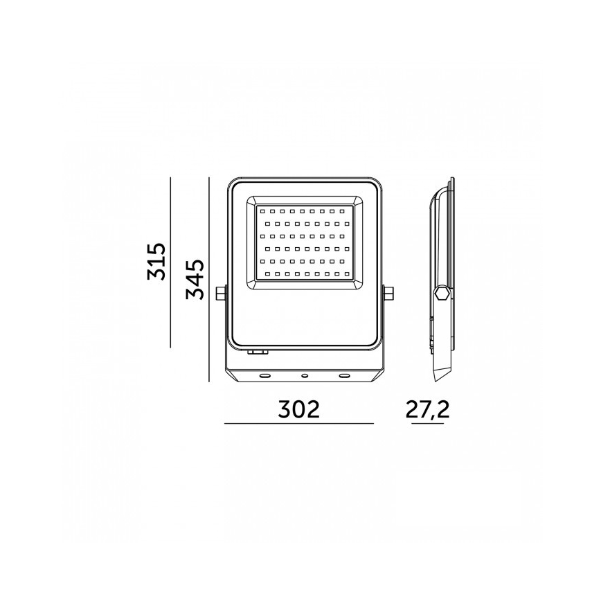 LED-projektør ULSAN LED/200W/230V 4000K IP65