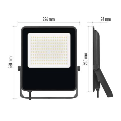LED projektør VISIO LED/100W/230V 4000K IP65