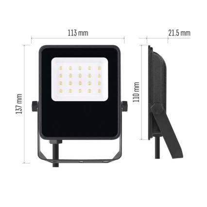 LED projektør VISIO LED/20W/230V 4000K IP65