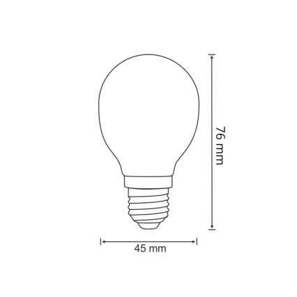 LED pære 1xE27/2,5W/230V 3000K